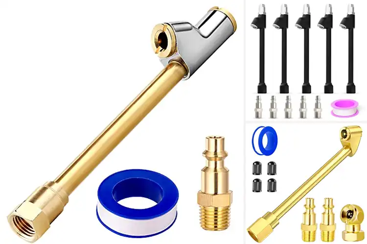 Detailed view of Best 2 Way Connection Brass Air Chuck