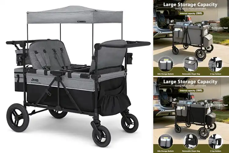 Detailed view of Best 4-Seater Strollers