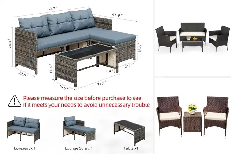 Detailed view of Best All Weather Patio Sets