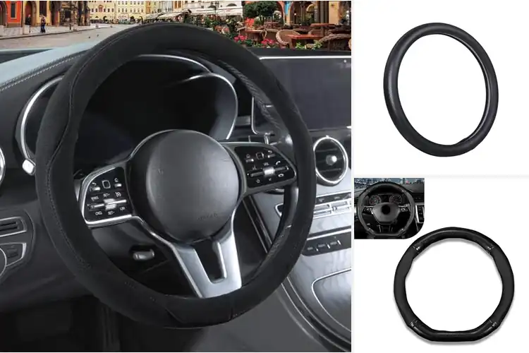 Detailed view of Best Breathable Sweat Absorbent Steering Wheel Covers