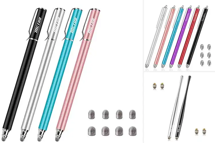 Detailed view of Best Capacitive Stylus With Fiber Tips