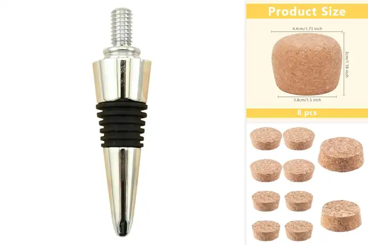 Detailed view of Best Cork Bottle Hardware: Secure Seal for Bottles & Jars