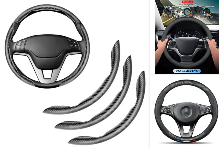 Detailed view of Best Custom Fit Steering Wheel Covers