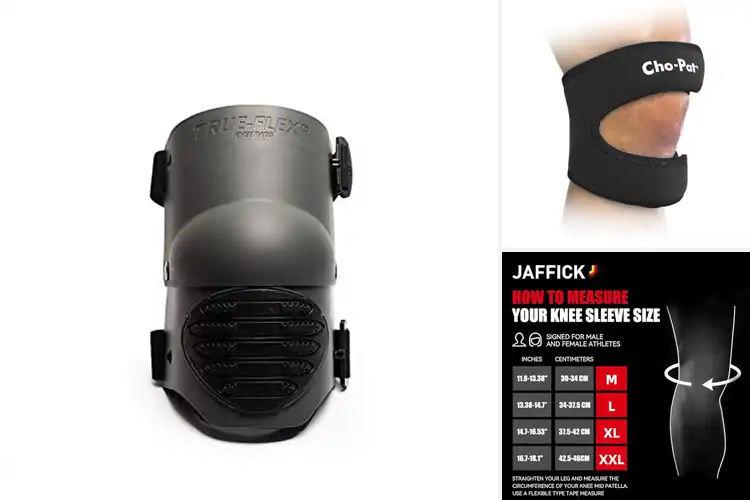 Detailed view of Best Double Layered Knees Protection