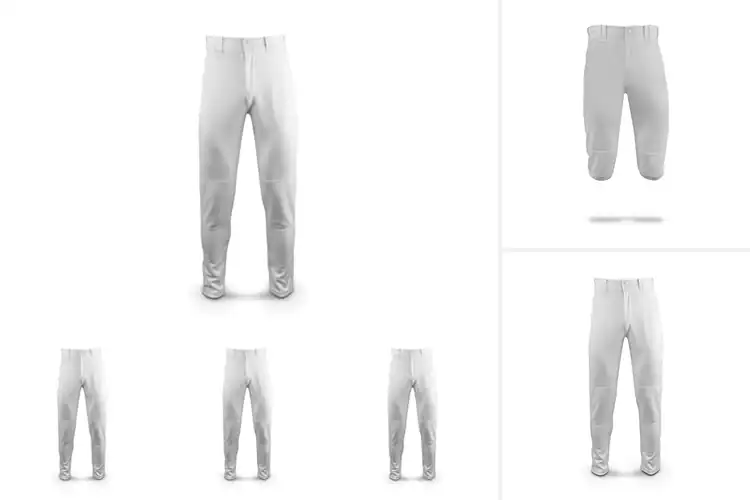 Detailed view of Best Double Snap Closure Baseball Pants