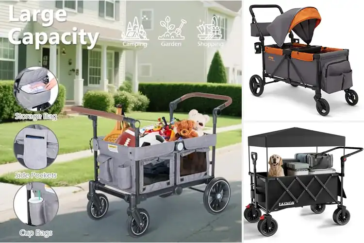 Detailed view of Best Foldable Stroller Wagons