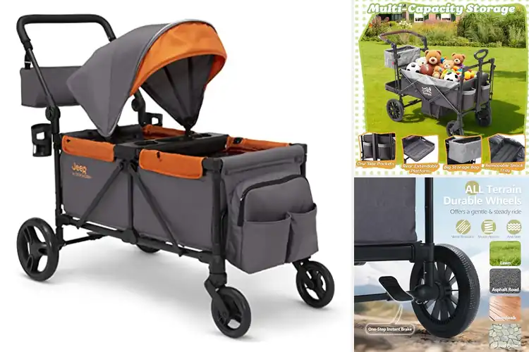 Detailed view of Best Foldable Wagon Strollers