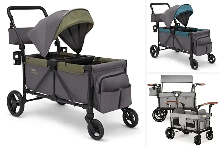 Detailed view of Best Folding Stroller Wagons: Top 10 for Easy Family Outings