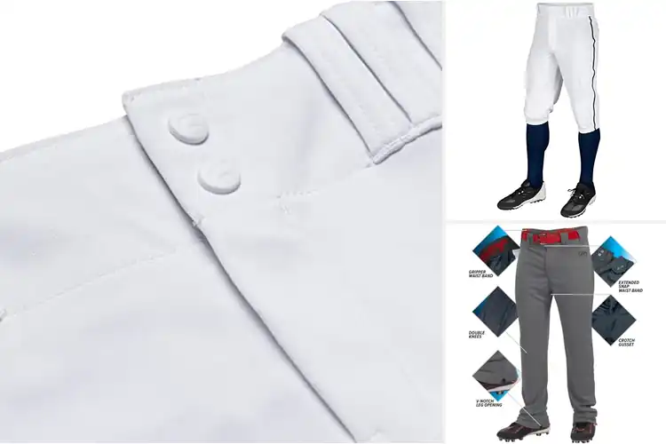 Detailed view of Best Gripper Waistband Baseball Pants
