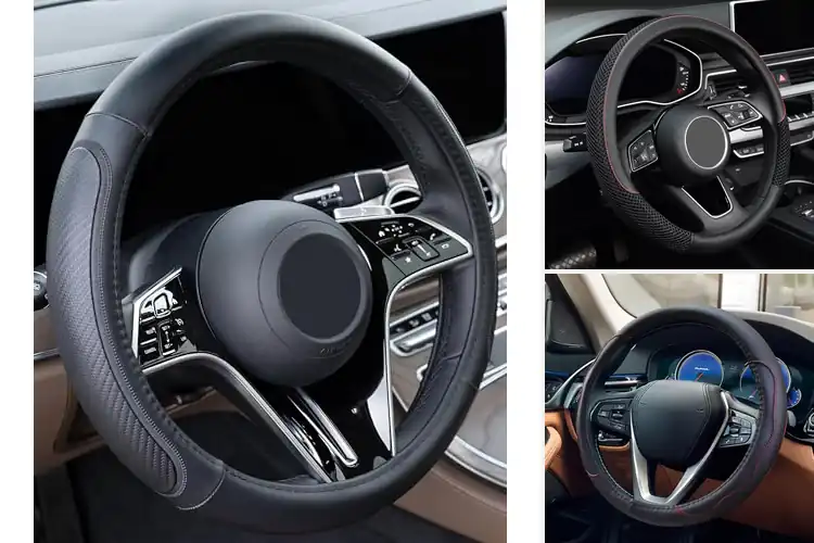 Detailed view of Best Heat Resistant Leather Covers For Steering