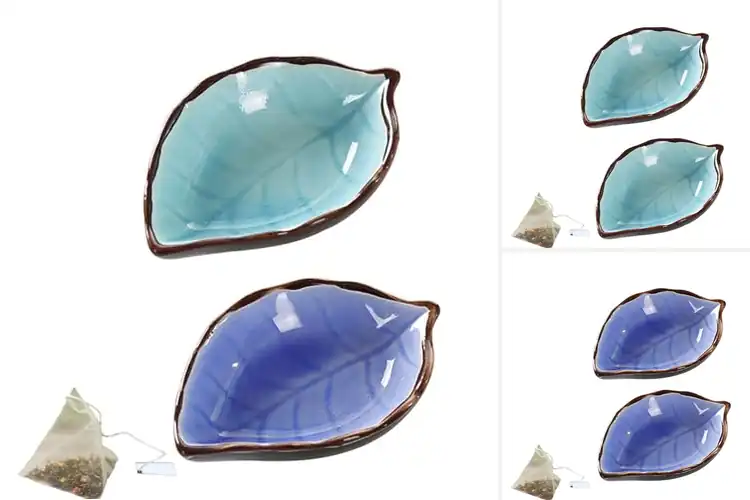 Detailed view of Best Ice Crack Glaze Tea Coasters