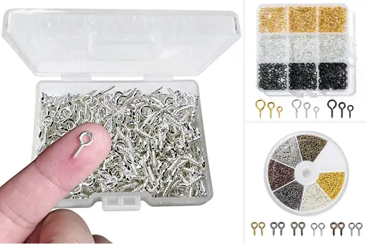 Detailed view of Best Jewelry Screw Hooks – Rust-Proof, Vibrant, Easy to Use