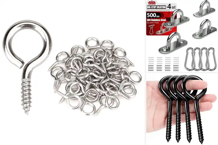 Detailed view of Best Metal Eye Hooks