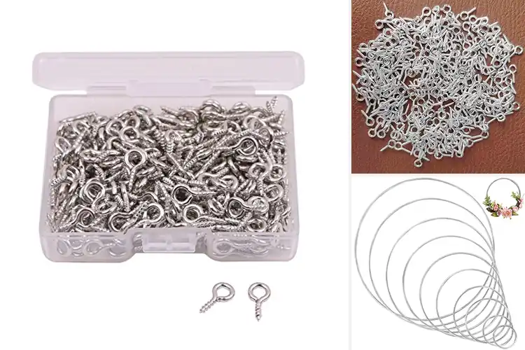 Detailed view of Best Metal Hoop Pegs for Arts & Crafts