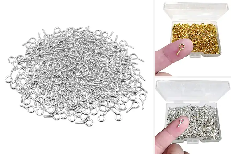 Detailed view of Best Mini Screw Eye Pins: Durable & Easy for DIY Projects