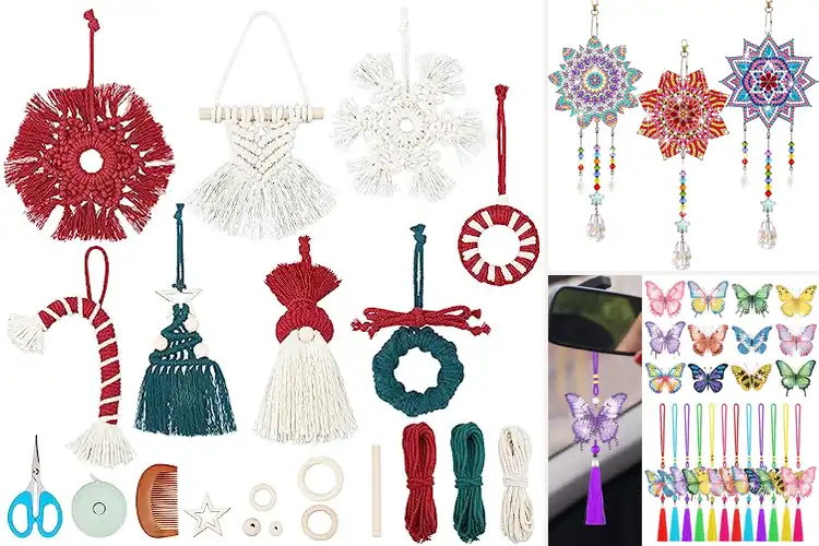 Detailed view of Best Ornament Hanging Kits: Sparkle & Charm
