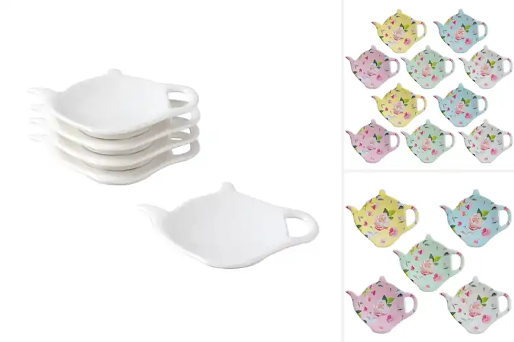 Detailed view of Best Porcelain Tea Bag Plates