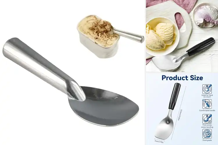 Detailed view of Best Scooping Ice Cream Spades For Hard Frozen Treats