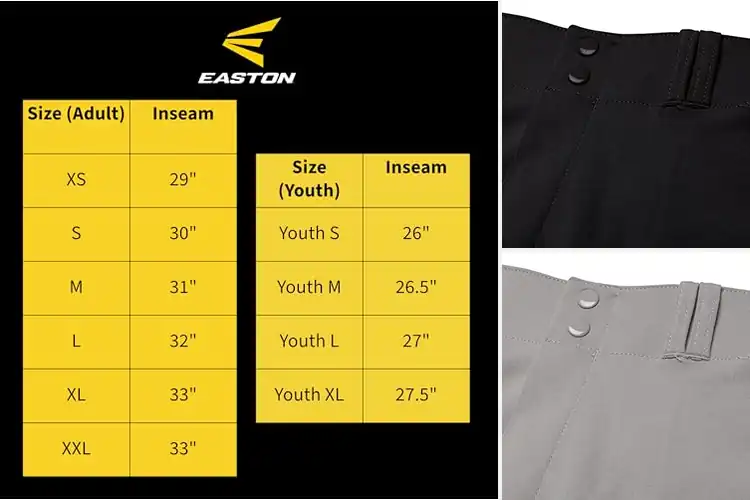 Detailed view of Best Secure Fit Baseball Pants
