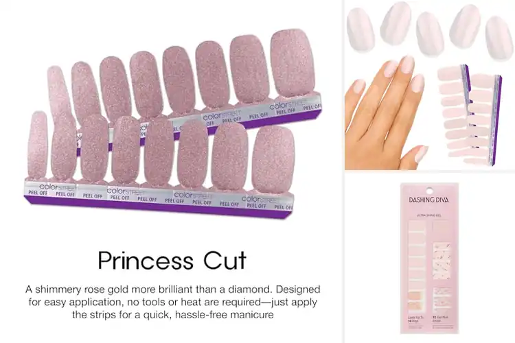 Detailed view of Best Shimmery Nail Strips
