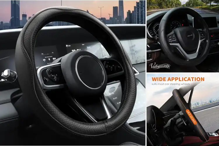 Detailed view of Best Steering Wheel Covers for Ultimate Comfort & Style