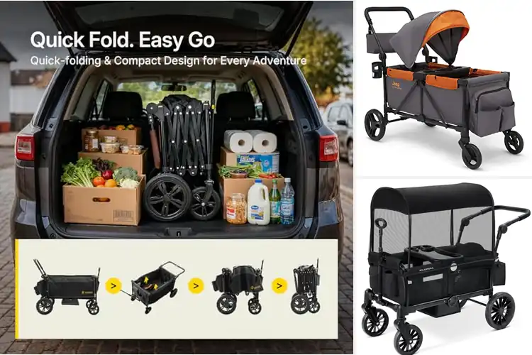 Detailed view of Best Stroller Wagons For Kids’ Comfort