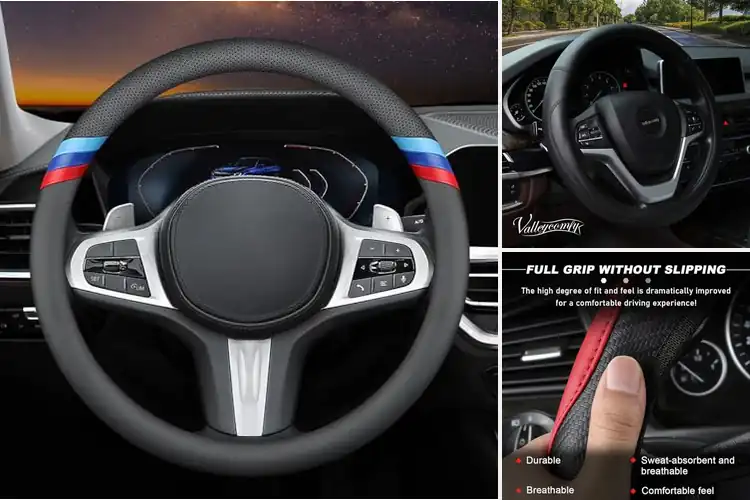 Detailed view of Best Stylish Steering Wheel Covers : Drive in Style