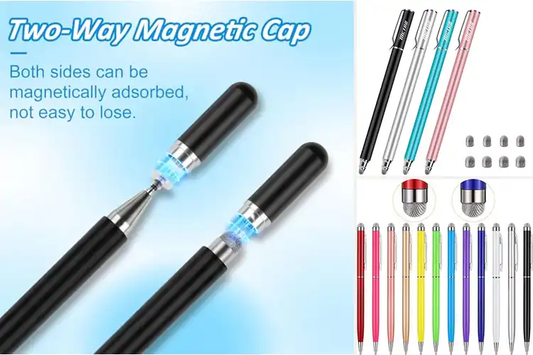 Detailed view of Best Value 2 In 1 Fiber Tip Stylus